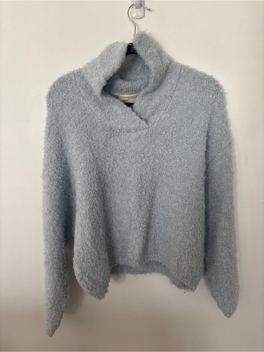 Universal Thread Light Blue Cowl Neck Sweater